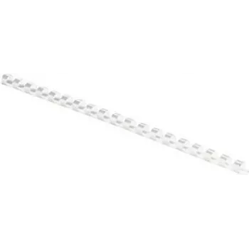 Fellowes – 6 mm – 21 rings – A4 (210 x 297 mm) – 20 Sheets – White – 100 vnt. Plastic Binding Comb – for Fellowes Galaxy 500, Orion 500, Pulsar+ 300, Quasar+ 500, Star 150