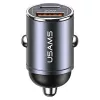 Automobilinis kroviklis usams C38 30W — 1x USB-A + 1x USB-C greitas įkrovimas