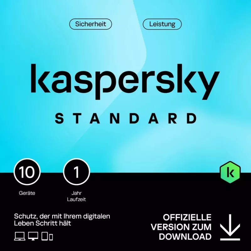 Kaspersky Standard - 10 įrenginių, 1 metai - ESD-Atsisiuntimas