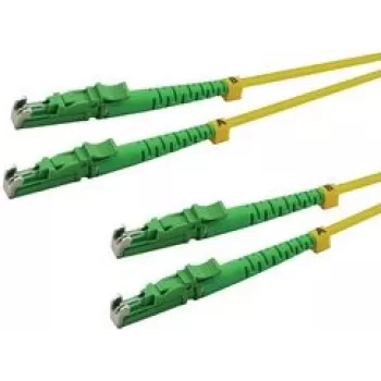 Logilink - Patch-Cable - LSH/APC Single-Mode (M) to LC/APC Einzelmodus (M) - 2 m - Fibre Optic - 9/125 micrometre - OS2 - Halogen-Free - Yellow (FP0EL02)