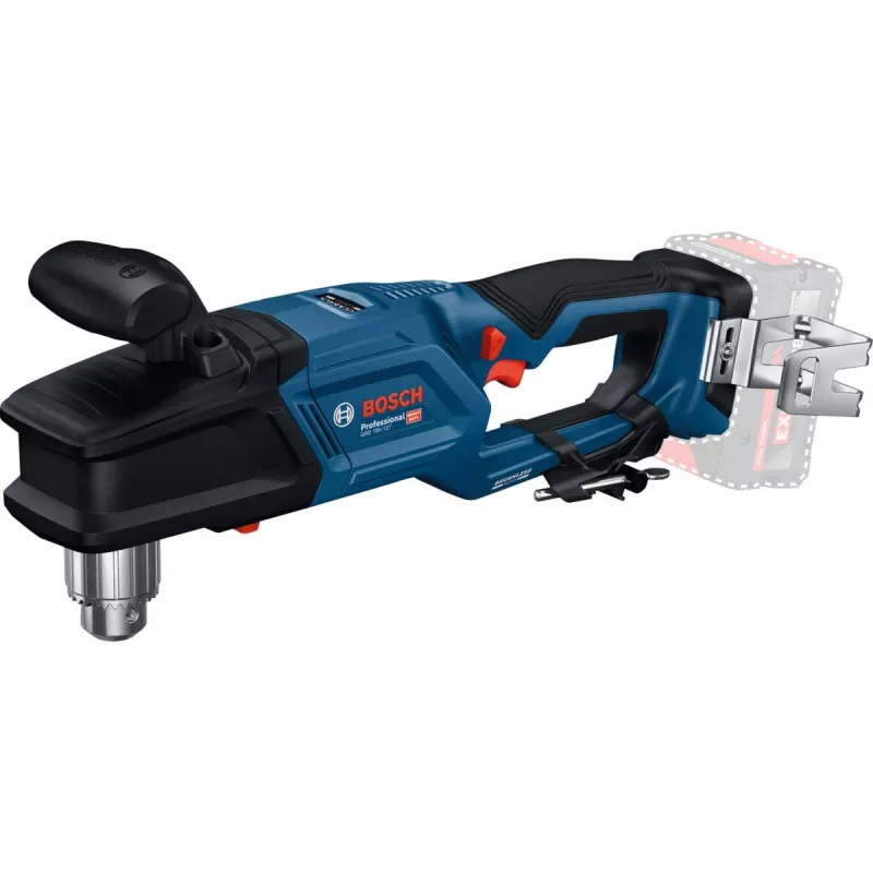 Belaidis kampinis grąžtas GRD 18V-127 Professional solo, 18 V (mėlyna/juoda, be akumuliatoriaus ir įkroviklio)