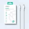 CB-SCL2 Baltas silikoninis kabelis Lightning-USB C USB Power Delivery USB-PD
