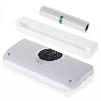 Adler AD 4503 vakuuminis sandariklis, 130 W, vakuumas -750 iki -800 mbar, C tipo kištukas, pilka/baltas