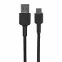 USB A į USB-C laidas AUKEY CB-CD30 0,9 m – juodas, pintas, USB PD 3.0, 0,48 Gbit/s