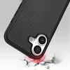 Apsauginis telefono dėklas Nevox StyleShell NYLO, skirtas iPhone 17, 6,3 colio, juodas