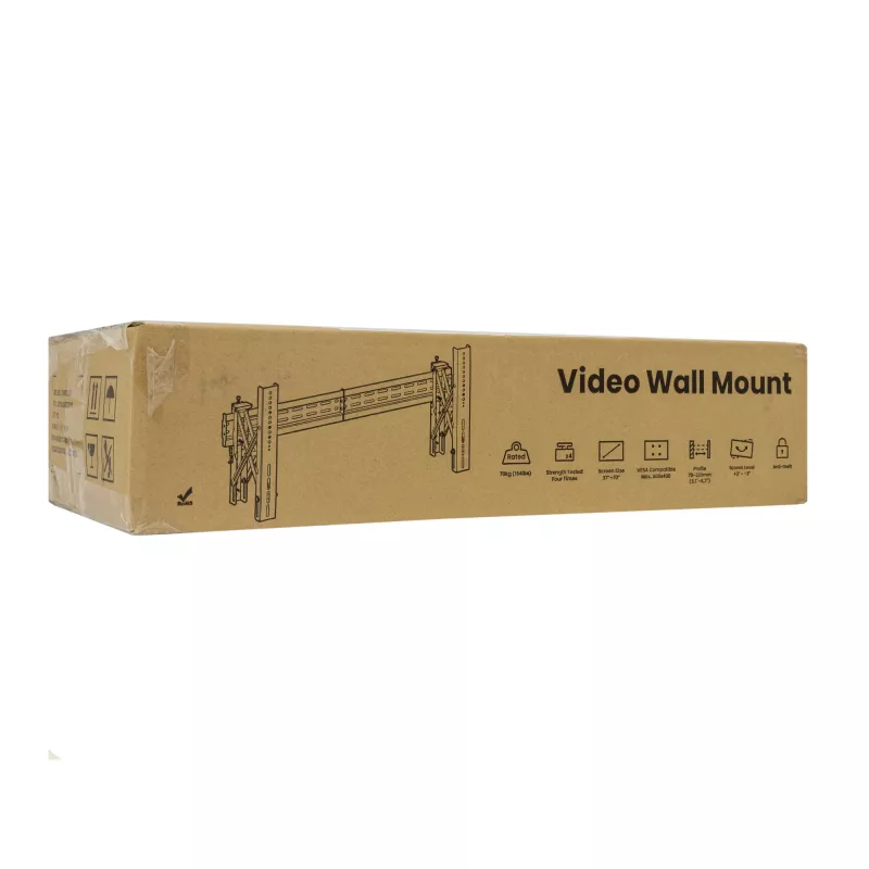TV sieninis laikiklis SBOX LVW02-48T 37–70 colių ekranams, maks. 70 kg, VESA iki 800×400