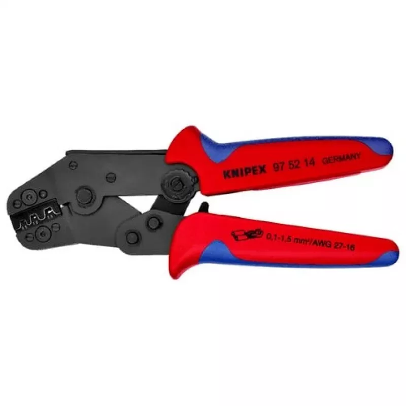 Knipex 97 52 14 Užspaudimo replės Neizoliuotos, atvira jungtis 0,10–1,5 mm²