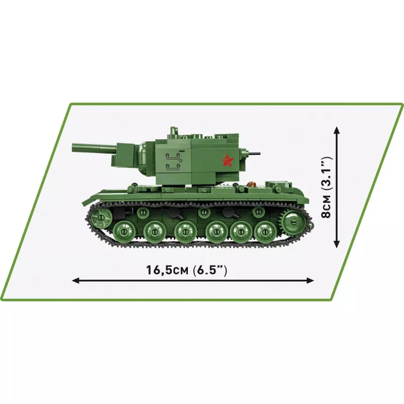 Statybinis rinkinys Cobi KV-2 Antrasis pasaulinis karas 510 vnt.