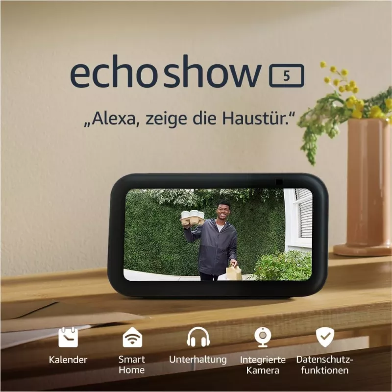 Išmanusis garsiakalbis Amazon Echo Show 5 (3 kartos), juodas