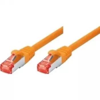 Tecline exertis Connect - kabelis - RJ-45 (vyr.) į RJ-45 (vyr.) - 5 m - SSTP kabelis - CAT 6 - be halogenų - oranžinis (71505A)