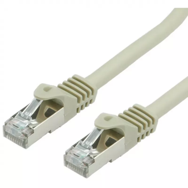 VALUE - Tinklo kabelis - RJ-45 (V) į RJ-45 (V) - 5 m - SFTP - CAT 6a - Pilka