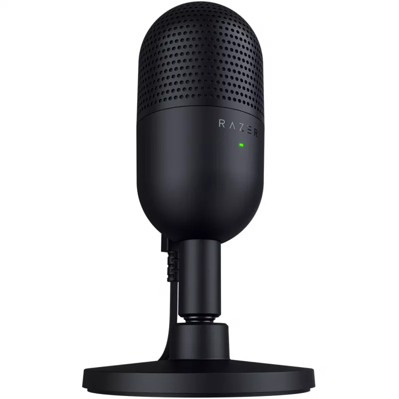 Stalinis mikrofonas Razer Seiren V3 Mini, USB-C, superkardioidinis, 20–20000 Hz, 96 kHz, 24 bitų, juodas