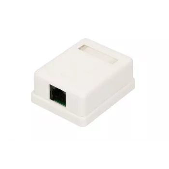 Extralink paviršinis lizdas, 1x RJ45 CAT5E UTP