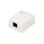Extralink paviršinis lizdas, 1x RJ45 CAT5E UTP