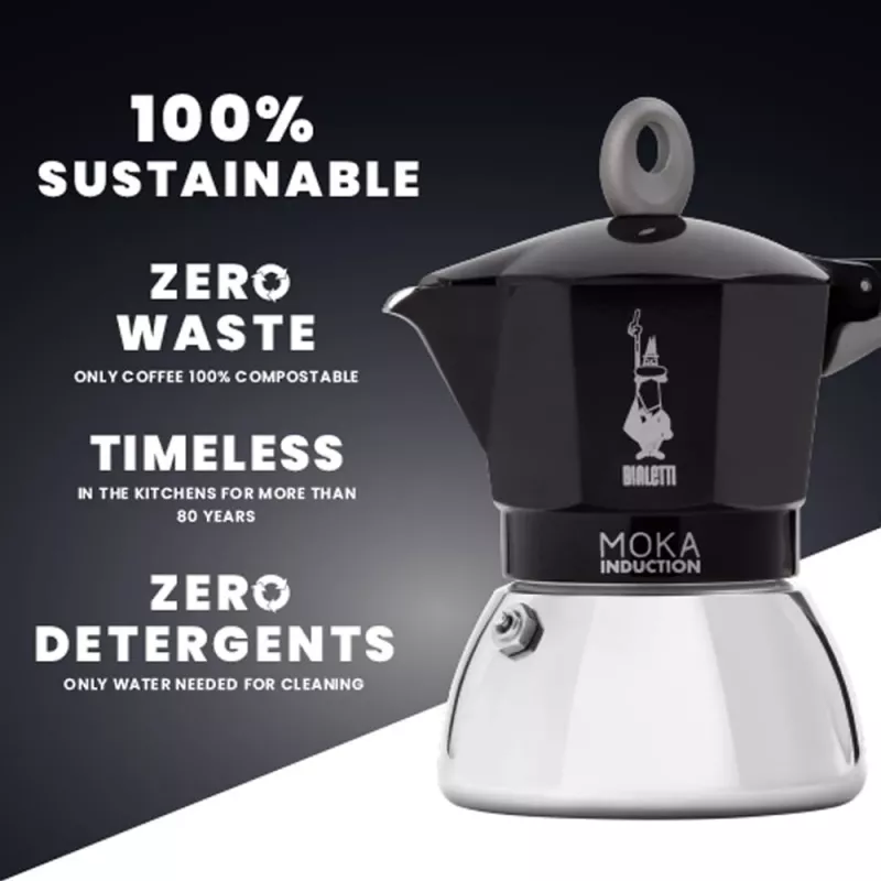 Bialetti Moka Induction Moka puodas 4tz