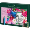 Aliejiniai pieštukai Faber-Castell Polychromos & Pitt Graphite Matt rinkinys 38 vnt. Įvairiaspalvis