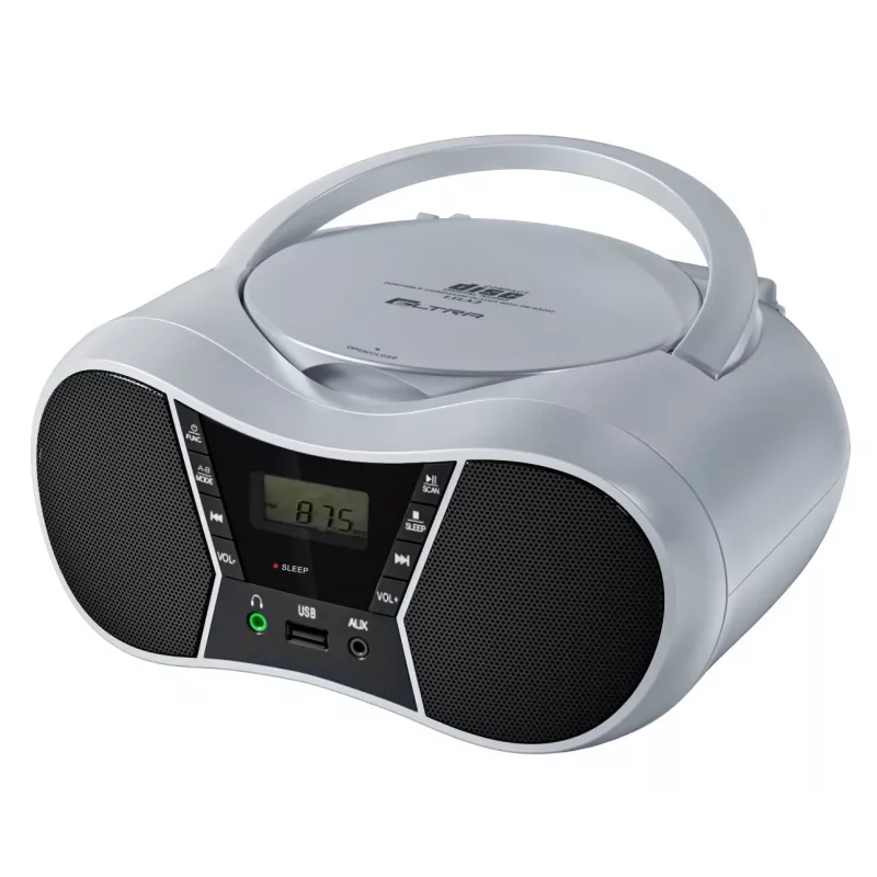 Radijo grotuvas CD LILA2 USB/BT sidabrinis