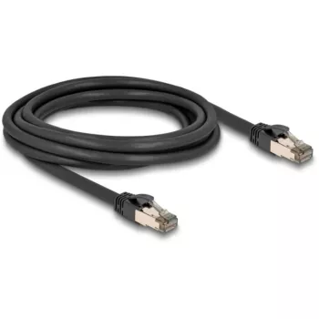 Tinklo kabelis DeLOCK RJ45 Cat.6A U/FTP 3 m juodas