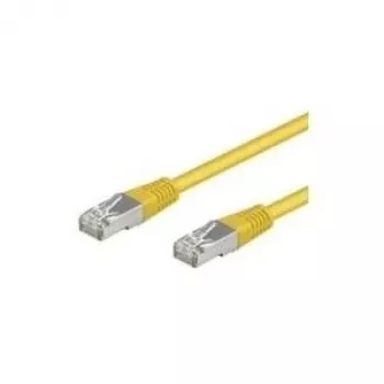 Wentronic Goobay CAT 5e komutacinis kabelis, SF/UTP, geltonas, 1 m - CCA vario mišinys (68065)