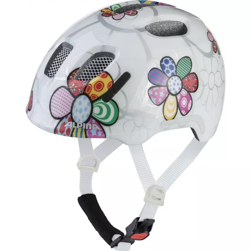 Dviračio šalmas ALPINA XIMO 2 FLASH WHITE FLOWER GLOSS 49-54
