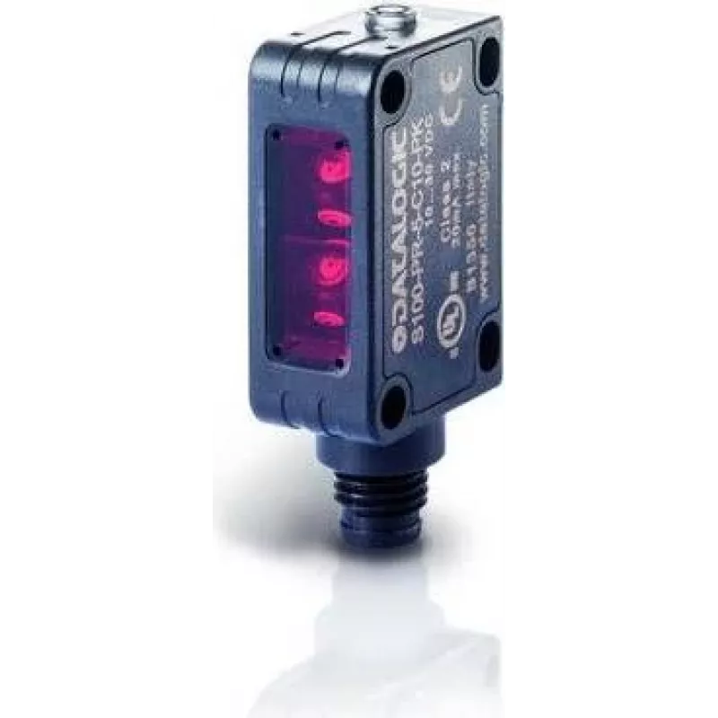 Fotoelektrinis jutiklis Datalogic S100-PR-5-B10-PK, plastikinis korpusas, IP67, 12×20×32 mm