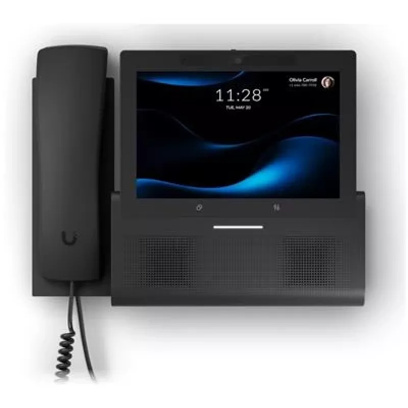 IP telefonas UBIQUITI G3 Touch Wall — 7 colių 1280×800 ekranas, 32 GB atmintinė, 5 MP kamera, Gigabit Ethernet, Wi‑Fi (802.11a/b/g/n/ac), juoda