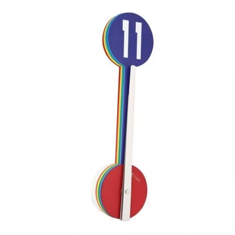 NeXtime klok 2995di Colour Guide, Ø 60 cm, sieninis, daugiaspalvis