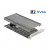 ”DeLOCK“ PCI Express x16 kortelė į 4 vidinius NVMe M.2 Key M 89044
