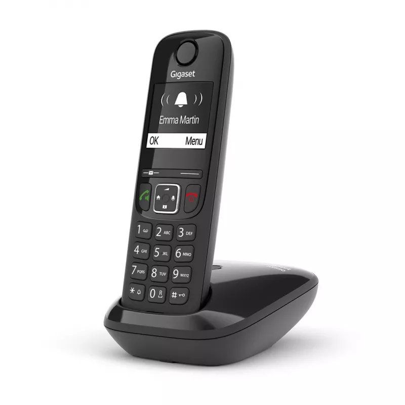 Analoginis / DECT telefonas Gigaset AS690 Skambintojo ID Belaidis ragelis Juoda
