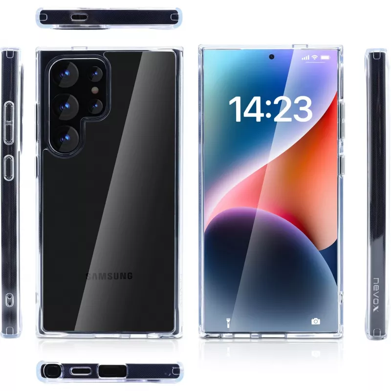 StyleShell SHOCKFlex, Telefono dėklas permatomas, Samsung Galaxy S24 Ultra