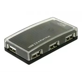 USB koncentratorius DeLOCK 4 prievadų išorinis USB 2.0 480 Mbit/s