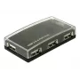 USB koncentratorius DeLOCK 4 prievadų išorinis USB 2.0 480 Mbit/s