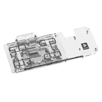 GPU vandens blokas Barrow LRC2.0, skirtas ASUS STRIX 3070 — pilna aprėptis, akrilas