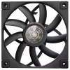 120 mm PWM plonas korpuso ventiliatorius DeepCool FT12 plonas — juodas, žemo profilio konstrukcija, PWM valdymas