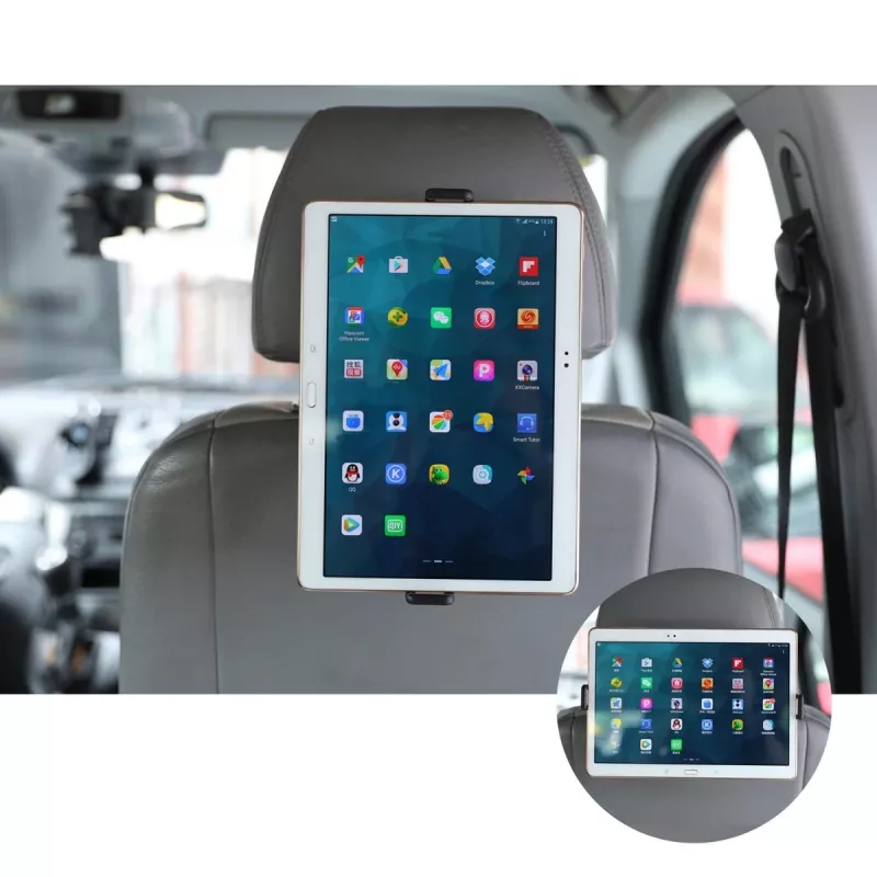 Universal Car Tablet Holder Headrest Holder 360-Degree Rotating Maclean