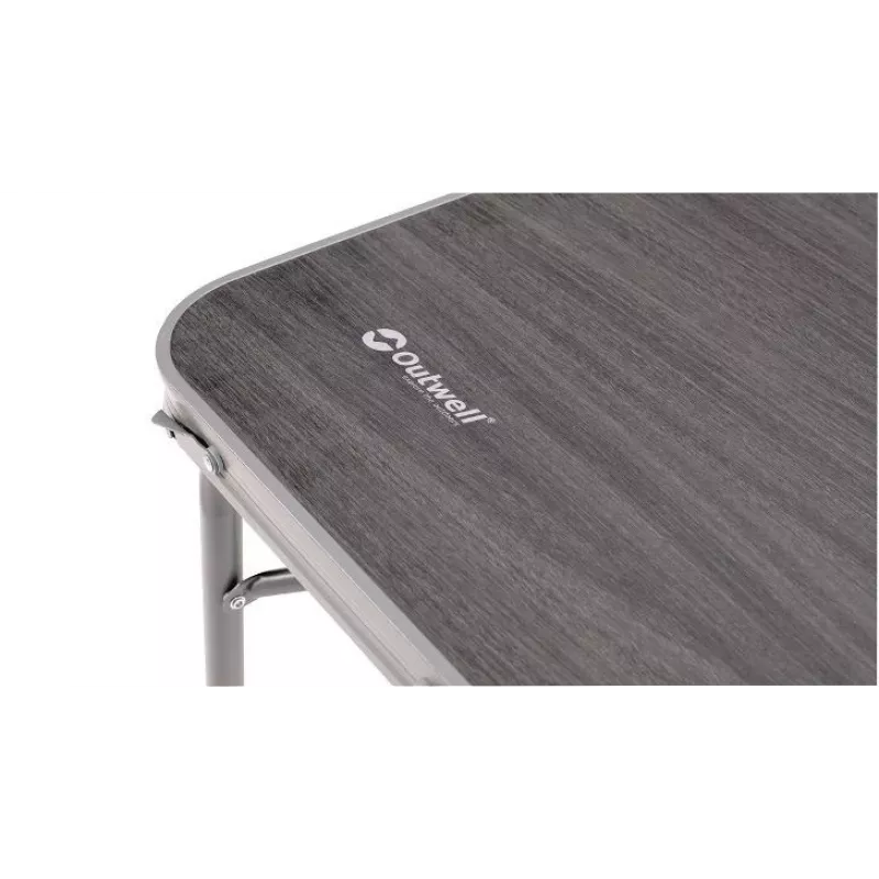 Lauko stalas Outwell Coledale L — aliuminio rėmas, dervos viršus, 800×1200 mm, 8,4 kg, pilkas