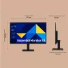 Samsung S27D304GAU kompiuterio monitorius 68,6 cm (27 colių) 1920 x 1080 pikselių Full HD LED juodas