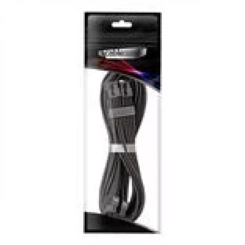 CableMod C-Series Pro ModMesh sujungtas PCIe maitinimo laidas 8+8‑Pin, 60 cm, juodas