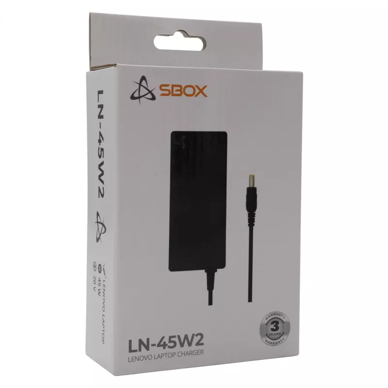 Sbox LN-45W2 adapteris nešiojamiesiems kompiuteriams Lenovo, apvalus