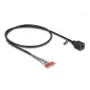 Tinklo kabelis DeLOCK 88005 RJ45 Cat.5e 0,5 m juodas