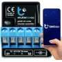I/O modulis bleBox shutterBoxDC 2x dvejetainiai įėjimai, 2x relės išėjimai 230V