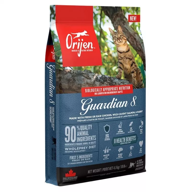 ORIJEN Guardian 8 - sausas kačių maistas - 4,5 kg
