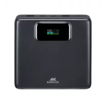 Išorinė baterija Rivacase VA1091 — 25800 mAh, bendra išėjimo galia 100 W, USB prievadai