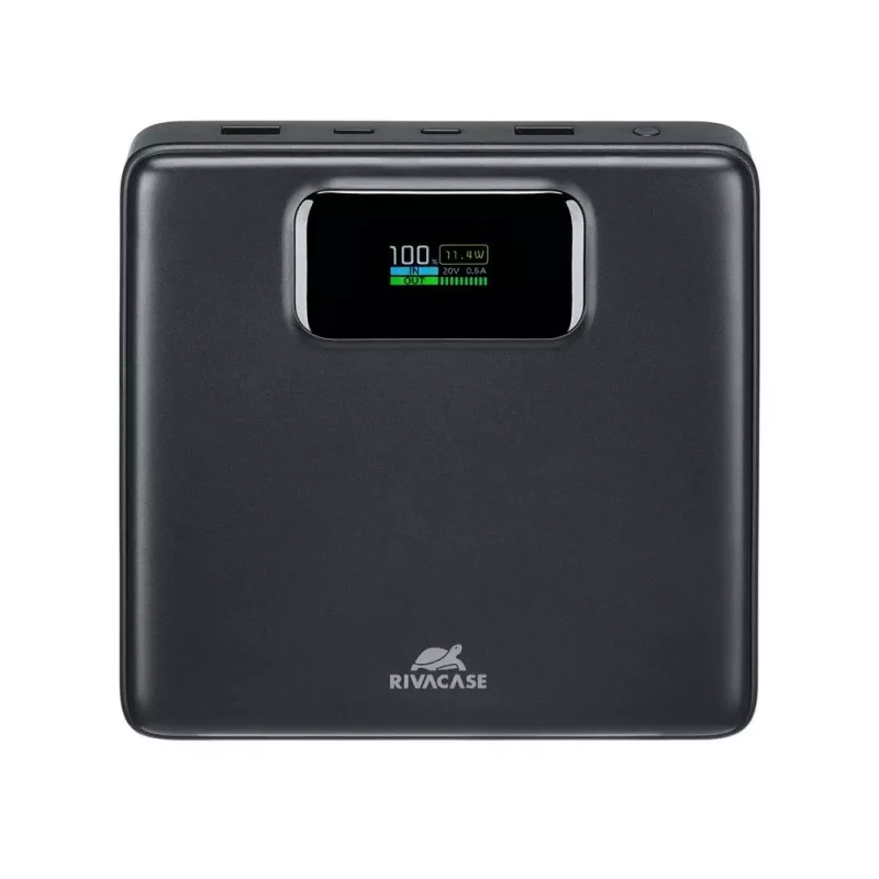 Išorinė baterija Rivacase VA1091 — 25800 mAh, bendra išėjimo galia 100 W, USB prievadai
