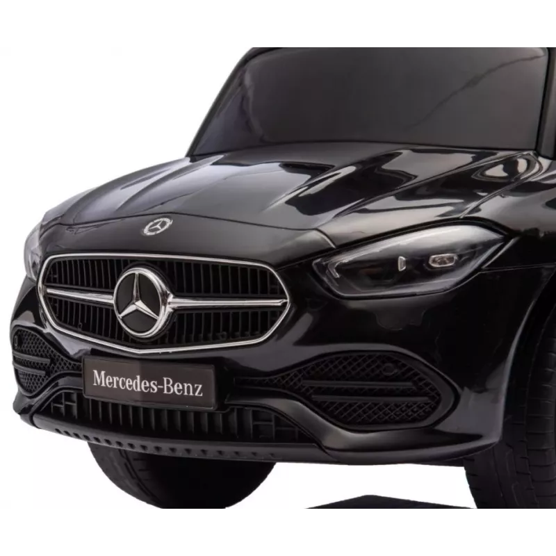 Stumiamas vaikiškas automobiliukas milly mally Mercedes C-Class juodas, modelis 6107