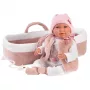 Lėlė Llorens Mimi Rosa 42 cm — Llorens 74012, vinilas ir tekstilė, lankstomos galūnės