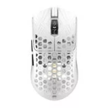 Žaidimų pelė Endgame Gear TENKO AKITSU MEDIUM — 40 g, PixArt 3950 jutiklis, 8K apklausos dažnis, balta