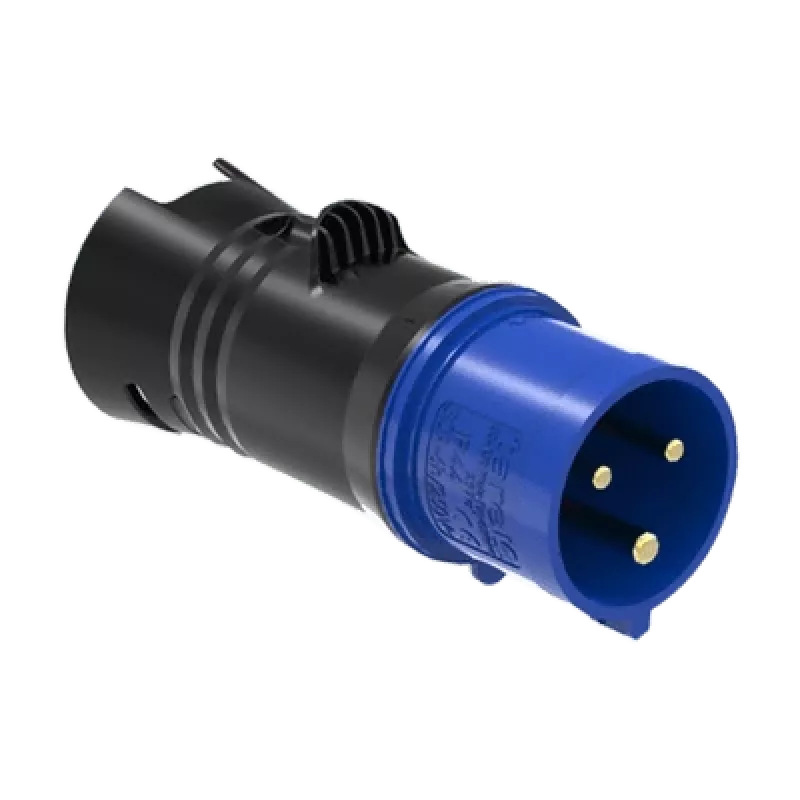 „thb bury“ PowerFlash adapteris CEE 32A 1p — vienfazis 32A CEE maitinimo adapteris