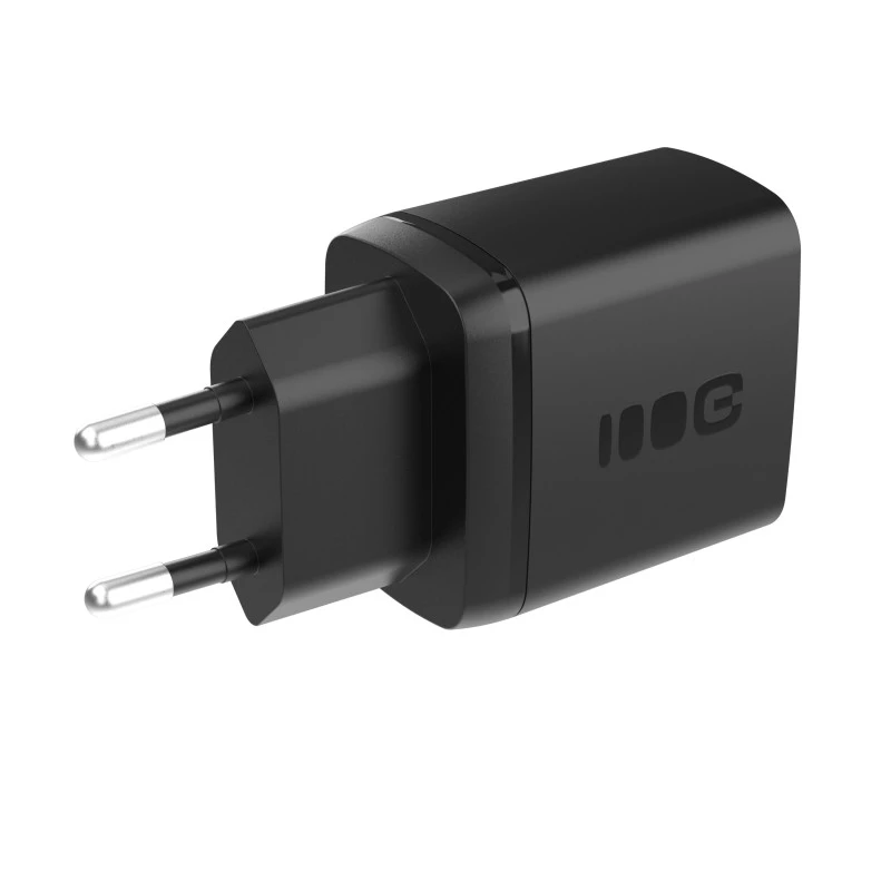 Maitinimo adapteris Green Cell PowerSource Solo30 30W juodas — USB‑C vieno prievado įkroviklis