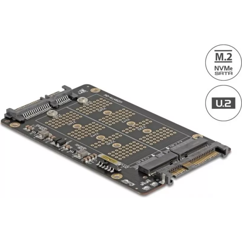 DELOCK keitiklis M.2 Key M NVMe SSD į U.2 (SFF-8639) — modelis 64354